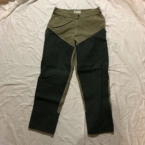 Columbia Briarshun Work Pants Size 34x32 Olive Green/Dark Green